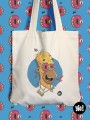 tote-bag homer simpson - tote bag donuts en coton bio - totebag Simpson dessiné et imprimé en France