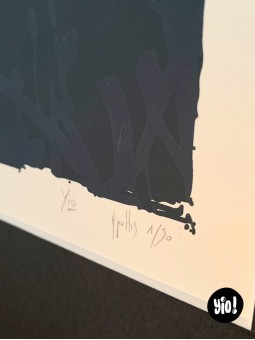 sérigraphie hibou - tirage d'art hibou - papier de créa - dessiné et sérigraphié en France