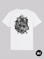 t-shirt homme capsule 21 - tee shirt capsule 21 unisexe blanc -  tshirt capsule 21 coton bio - dessiné et imprimé en France