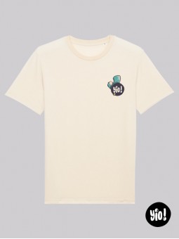 t-shirt homme capsule 22 - tee shirt capsule 22 unisexe ivoire -  tshirt capsule 22 coton bio - dessiné et imprimé en France