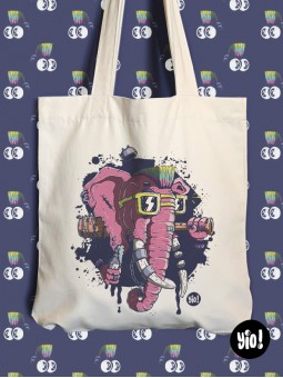 tote-bag crabe en coton bio - tote bag crabe mer - totebag crabe dessiné et imprimé en France