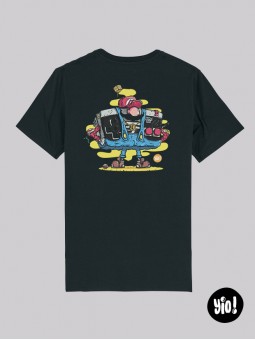 t-shirt homme mario - tee shirt retro gaming noir -  tshirt mario coton bio - dessiné et imprimé en France