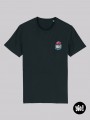 t-shirt homme mario - tee shirt retro gaming noir -  tshirt mario coton bio - dessiné et imprimé en France