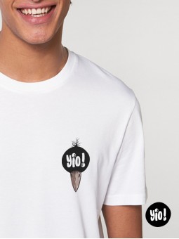 t-shirt homme oiseaux - tee shirt volatiles unisexe blanc -  tshirt piafs coton bio - dessiné et imprimé en France