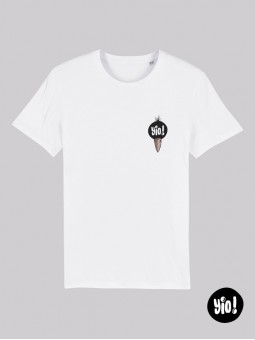 t-shirt homme oiseaux - tee shirt volatiles unisexe blanc -  tshirt piafs coton bio - dessiné et imprimé en France