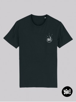 t-shirt homme crâne punk - tee shirt crâne noir -  tshirt crâne squelette coton bio - dessiné et imprimé en France