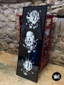 tirage d'art skulls - sérigraphie skulls - affiche sérigraphie - dessiné et sérigraphié en France
