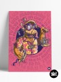 Poster humoristique ALF sans cadre – Illustration pop culture nostalgique