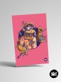 Carte ALF 10x15 cm sans cadre – Illustration drôle et nostalgique