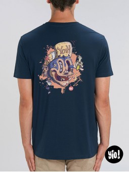 T-shirt Singe déjanté unisexe coton bio Design urbain et pop par Yio