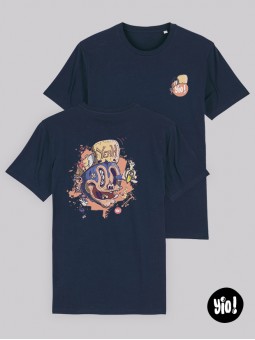 T-shirt Singe déjanté unisexe coton bio Design urbain et pop par Yio
