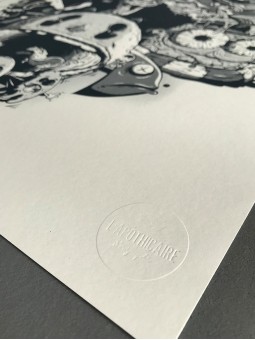 tirage d'art - yio n°1 - papier de créa - dessiné et imprimé en France