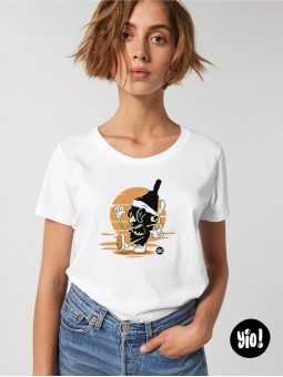 tee-shirt 100% Corse - blanc -  coton bio - dessiné et imprimé en France